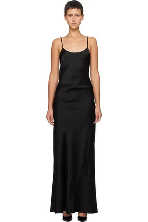 Victoria Beckham Black Fluid Maxi Dress