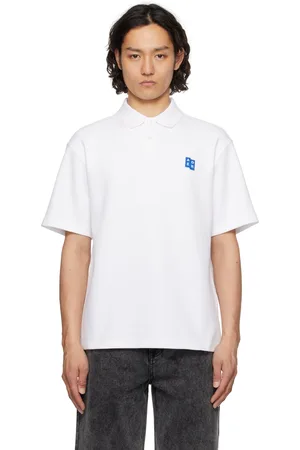 Ader Error White Sig; TRS Tag 01 Polo