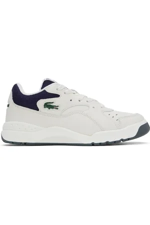 Lacoste Off-White & Navy Aceline 96 Sneakers