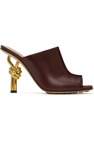 Bottega Veneta Brown Knot Mules