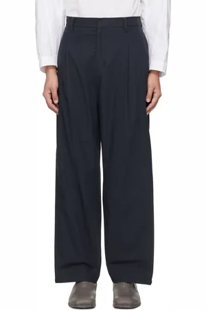lesugiatelier Navy Work Trousers