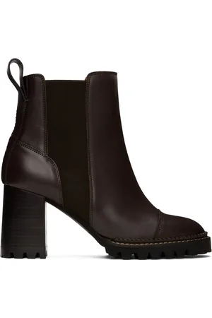 See by Chloé Brown Mallory Chelsea Boots
