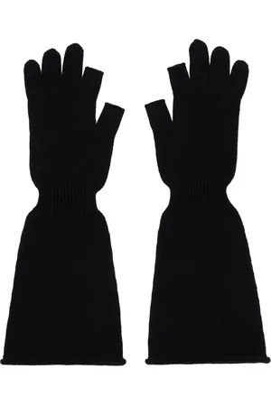 Rick Owens Black Porterville Sphinx Gloves