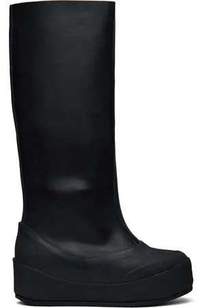 OTTOLINGER Black Rubber Tall Boots