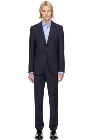 HUGO BOSS Blue Slim-Fit Suit