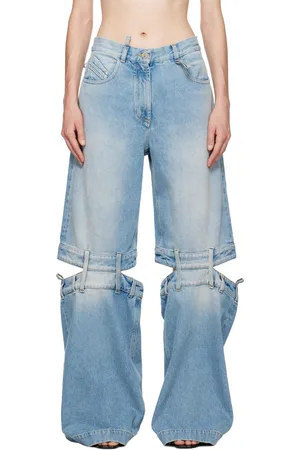 The Attico Blue Long Jeans