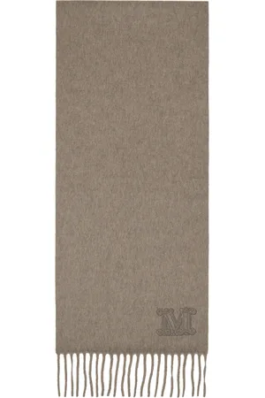 Max Mara Brown Cashmere Scarf