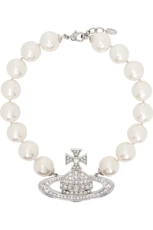 Vivienne Westwood White Neysa Necklace