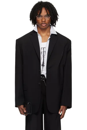 Y / PROJECT Black Pinched Blazer