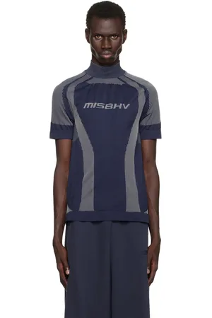 MISBHV Navy & Gray Sport Top