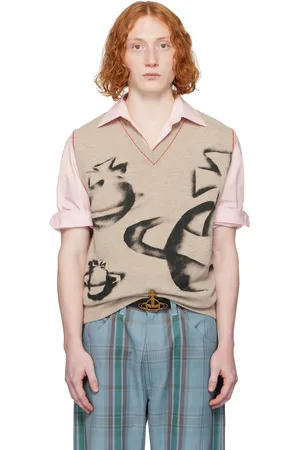 Vivienne Westwood Beige Orbit Vest