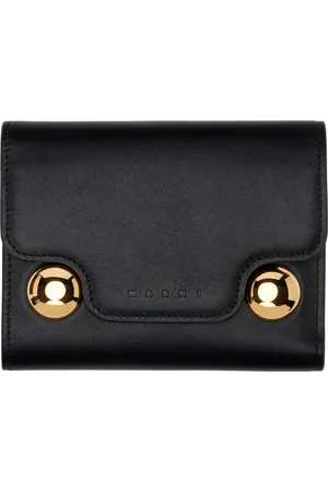 Marni Black Trunkaroo Trifold Wallet