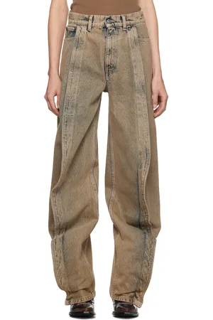 Y / PROJECT Beige Banana Jeans