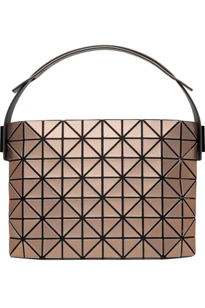 Issey Miyake Brown Baguette Metallic Bag