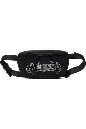 Vetements Black Metal Logo Belt Bag