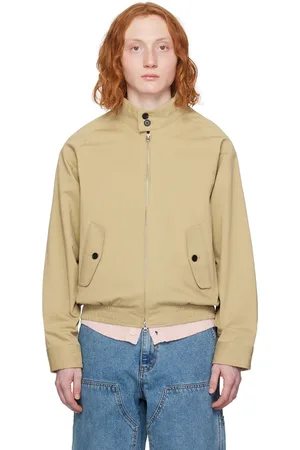 DUNST Beige Modern Harrington Jacket
