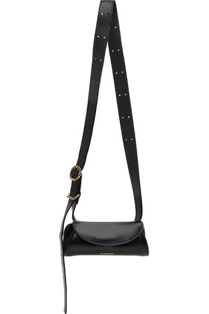 Jil Sander Black Mini Cannolo Bag