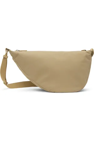 The Row Beige Slouchy Banana Pouch