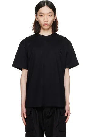 WOOYOUNGMI Black Embossed T-Shirt