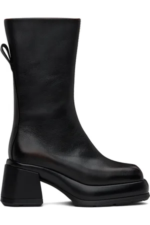 Miista Black & Brown Cassia Boots