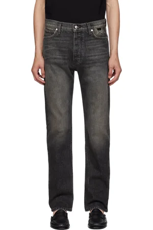Rhude Black Faded Jeans