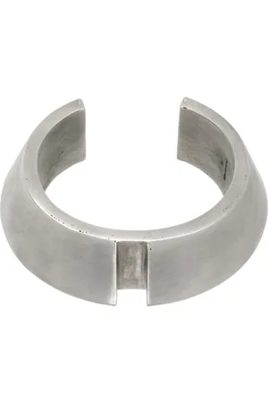 PARTS OF FOUR Silver Crescent Rift Wedge Bracelet