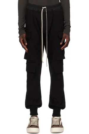Rick Owens Black Porterville Mastodon Megacargo Pants