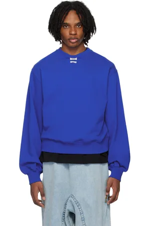 Ader Error Blue Langle Sweatshirt