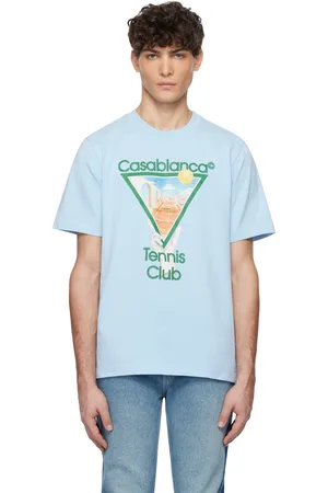 Casablanca Blue Metaphysical Tennis Icon T-shirt