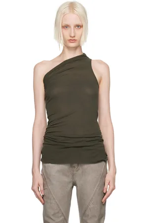Rick Owens Green Porterville Athena Tank Top
