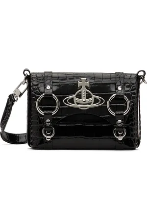 Vivienne Westwood Black Kim Crossbody Bag
