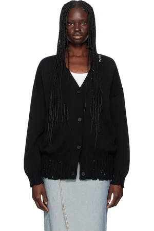 Marni Black Distressed Cardigan