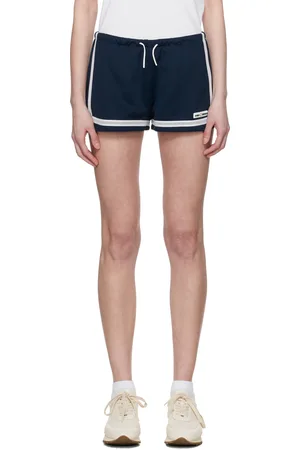 Casablanca Navy Mesh Tape Running Shorts