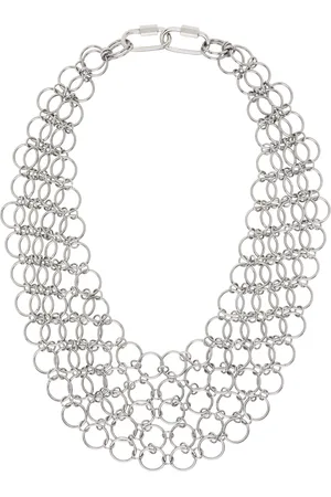 In Gold We Trust Silver Chainmail Necklace