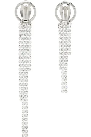 Justine Clenquet Silver Shannon Clip-On Earrings