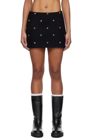 RIER Black Walker Miniskirt