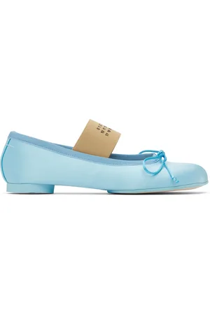 Maison Margiela Blue Anatomic Ballerina Flats