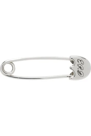 ENFANTS RICHES DEPRIMES Silver Large Safety Pin Single Earring
