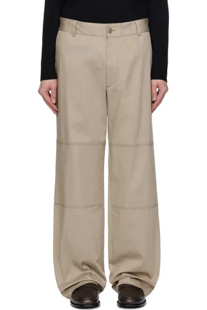 Moncler Beige Cotton Gabardine Trousers