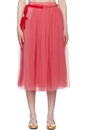 Molly Goddard Pink Lottie Midi Skirt