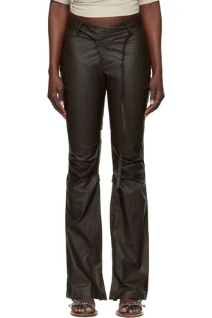 OTTOLINGER Brown Deconstructed Flared Pants