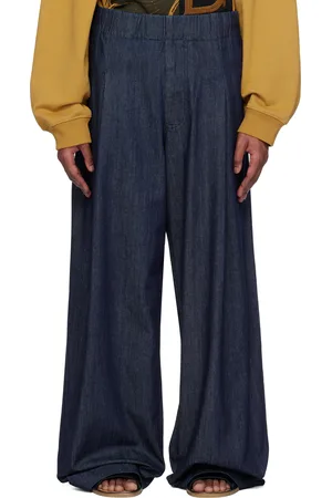 DRIES VAN NOTEN Indigo Elasticated Jeans