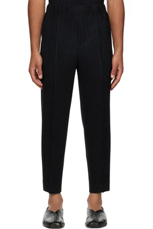 Issey Miyake Black Compleat Trousers
