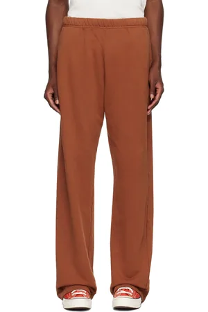 Les Tien Orange Heavyweight Puddle Sweatpants