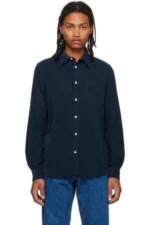 Norse projects Navy Osvald Shirt