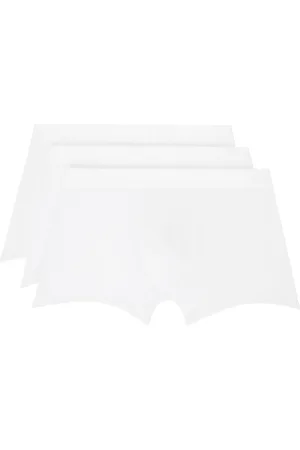 SKIMS Three-Pack White Stretch 3 Boxer Briefs