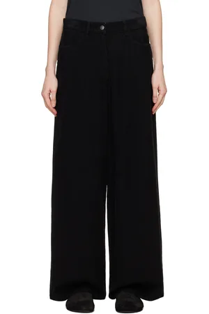 The Row Black Chan Trousers