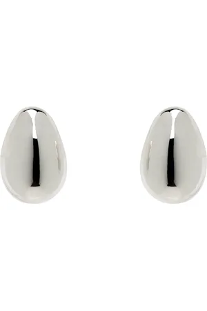 Sophie Buhai Silver Tiny Egg Stud Earrings