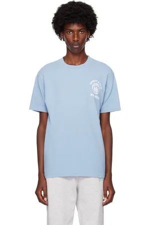 Sporty & Rich Blue Emblem T-Shirt