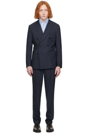 HUGO BOSS Navy Slim-Fit Suit